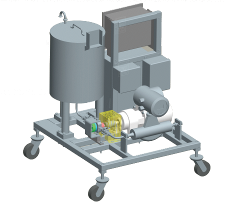 Inline pump system swivel no bg