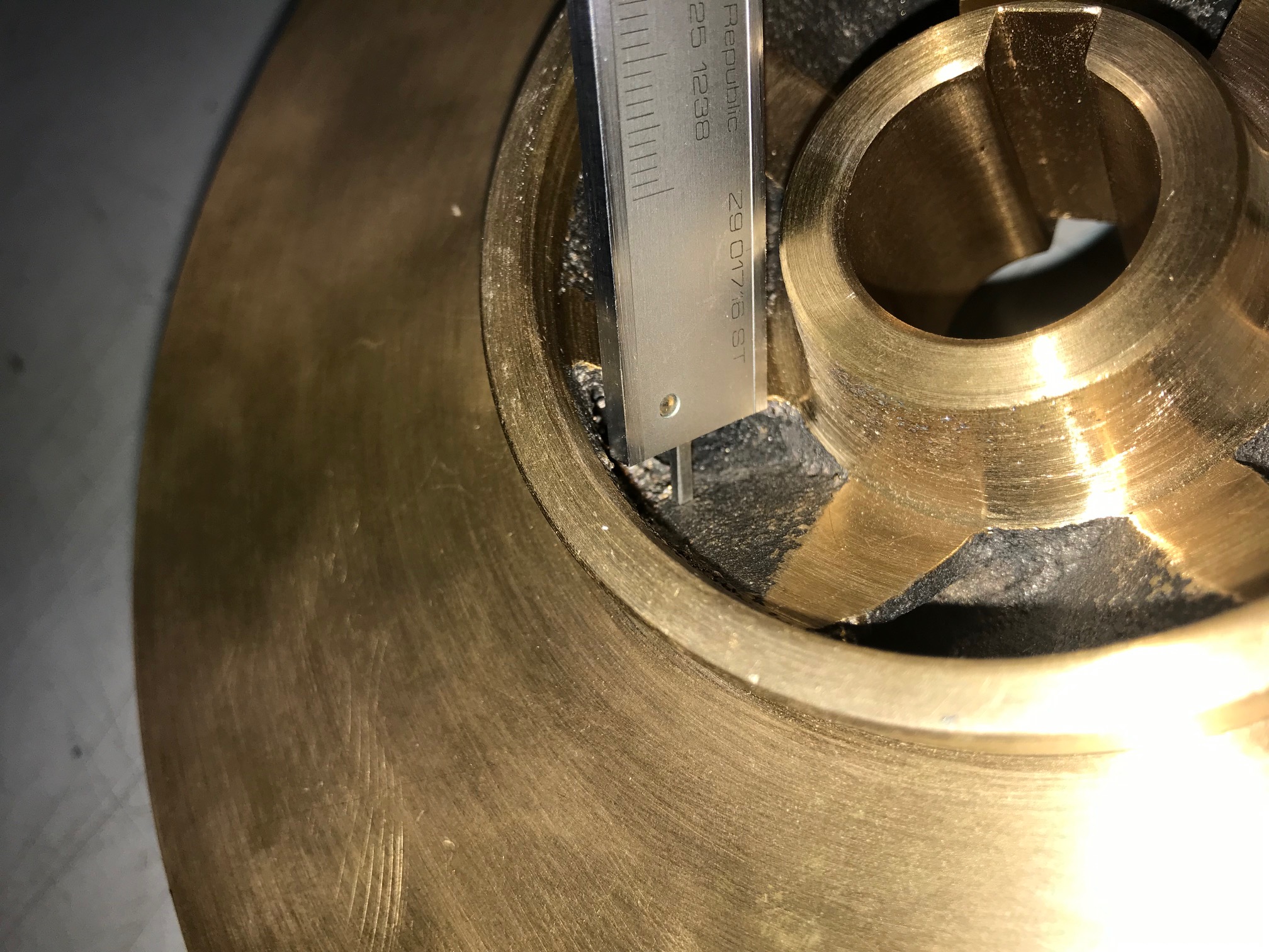 Impeller cross-section counterfeit