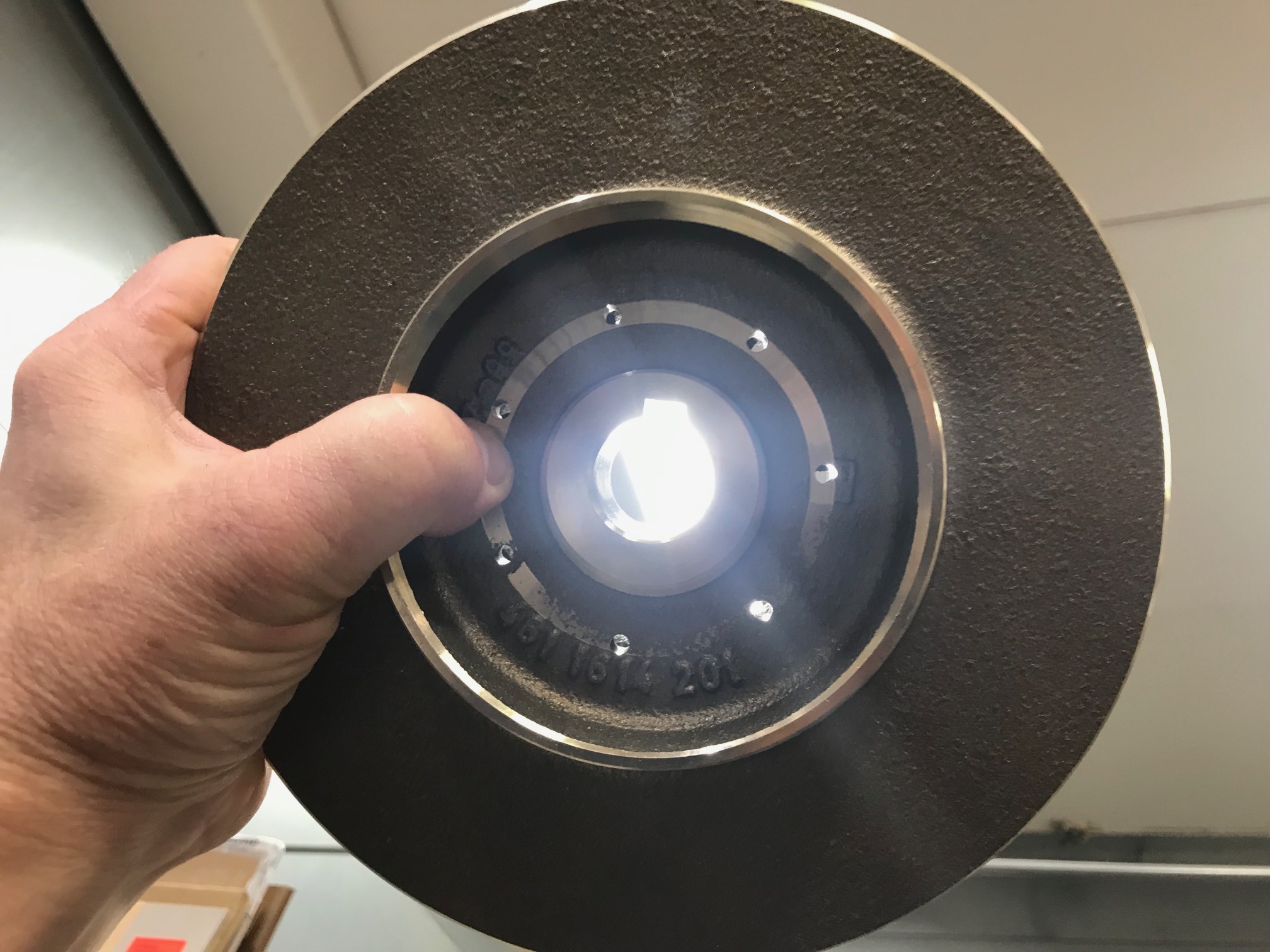 Impeller balancing-holes original