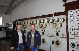 Frühere Schalttafel Kraftwerk Heimbach