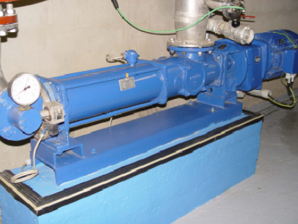 Pumpe SEBP 1000 zur Förderung von Primärschlamm