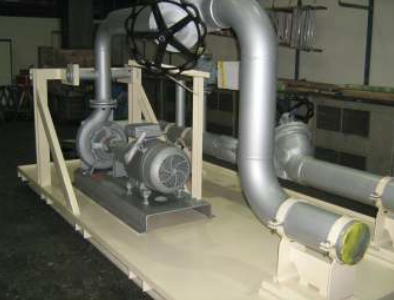 Secondary Heating circuit with Allweiler thermal oil pumps