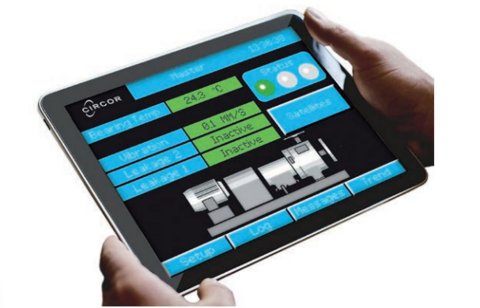 Warnings and alarms for disturbances and irregular operating conditions  can be retrieved wirelessly on mobile devices. 